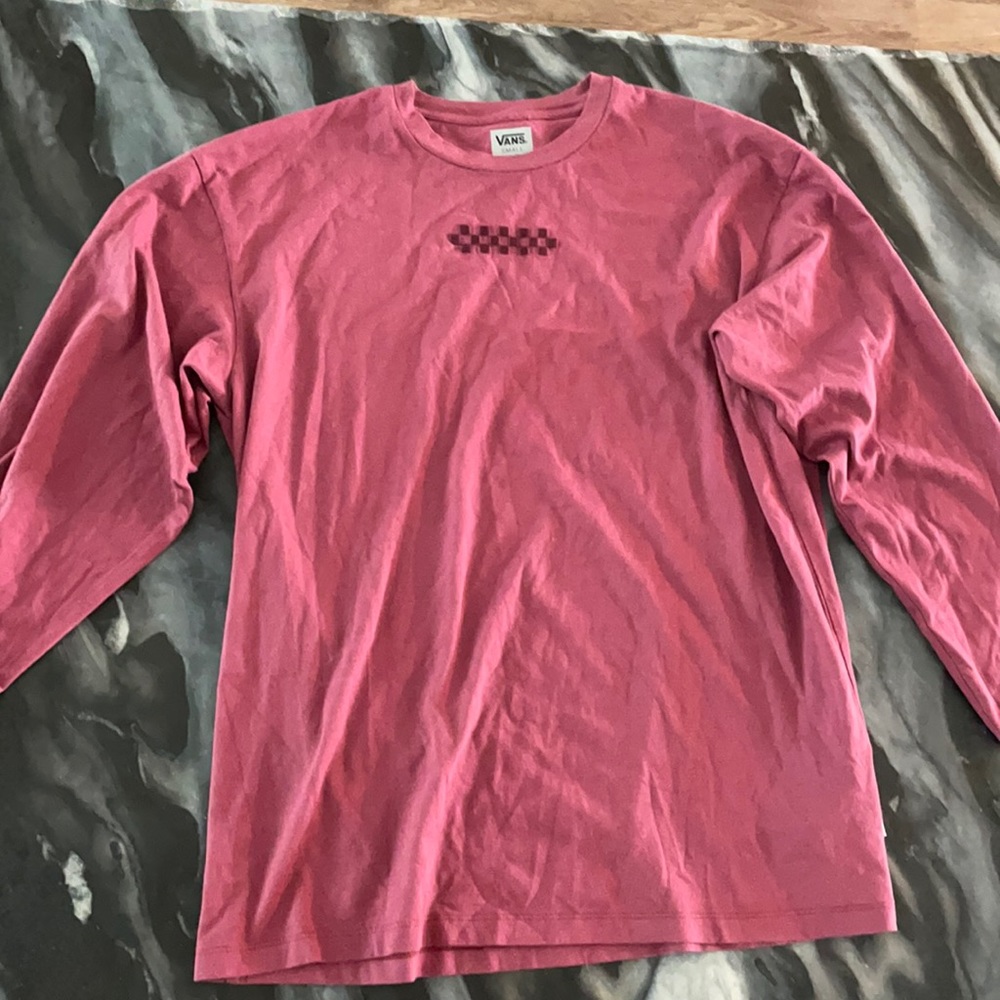 Vans pink long sleeve